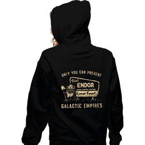 Daily_Deal_Shirts Zippered Hoodies, Unisex / Small / Black Only You Can Prevent Galactic Empires