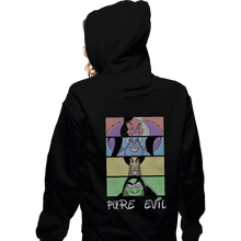 Load image into Gallery viewer, Shirts Zippered Hoodies, Unisex / Small / Black Pure Evil