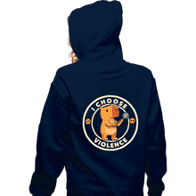 Load image into Gallery viewer, Last_Chance_Shirts Zippered Hoodies, Unisex / Small / Navy Violence Capybara
