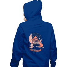 Load image into Gallery viewer, Daily_Deal_Shirts Zippered Hoodies, Unisex / Small / Royal Blue Nightfall Mage
