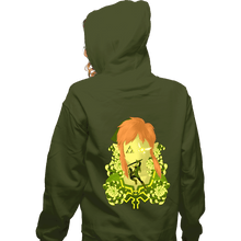 Load image into Gallery viewer, Daily_Deal_Shirts Zippered Hoodies, Unisex / Small / Military Green Legendary Memories
