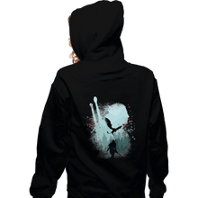 Load image into Gallery viewer, Shirts Zippered Hoodies, Unisex / Small / Black Wild Pursuit