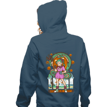 Load image into Gallery viewer, Shirts Zippered Hoodies, Unisex / Small / Indigo Blue Capsule Nouveau