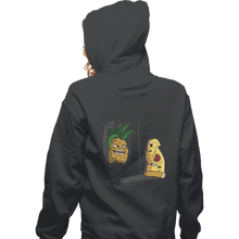 Load image into Gallery viewer, Shirts Zippered Hoodies, Unisex / Small / Dark Heather Here's Pineapple