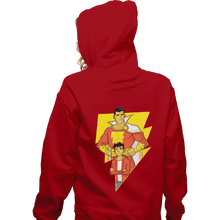 Load image into Gallery viewer, Shirts Zippered Hoodies, Unisex / Small / Red The True Captain