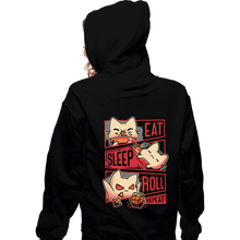 Load image into Gallery viewer, Daily_Deal_Shirts Zippered Hoodies, Unisex / Small / Black Roleplayer Routine