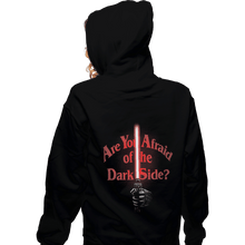 Load image into Gallery viewer, Shirts Pullover Hoodies, Unisex / Small / Black Afraid Of The Dark Side