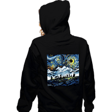 Load image into Gallery viewer, Shirts Zippered Hoodies, Unisex / Small / Black Van Gogh Never Met The Fellowship