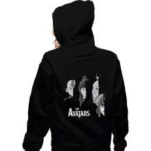 Load image into Gallery viewer, Shirts Pullover Hoodies, Unisex / Small / Black The Avatars