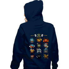 Load image into Gallery viewer, Shirts Zippered Hoodies, Unisex / Small / Navy Dice Master