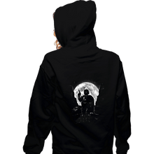 Load image into Gallery viewer, Shirts Zippered Hoodies, Unisex / Small / Black Moonlight Hunter