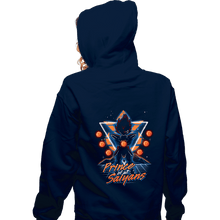 Load image into Gallery viewer, Shirts Zippered Hoodies, Unisex / Small / Navy Retro Saiyan Prince