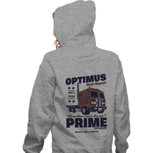 Load image into Gallery viewer, Daily_Deal_Shirts Zippered Hoodies, Unisex / Small / Sports Grey Optimus Garage