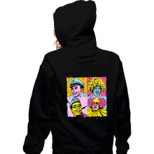 Load image into Gallery viewer, Secret_Shirts Zippered Hoodies, Unisex / Small / Black Living Color