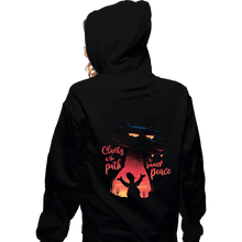 Load image into Gallery viewer, Daily_Deal_Shirts Zippered Hoodies, Unisex / Small / Black Inner Peace