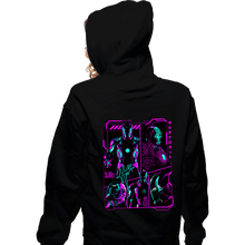 Load image into Gallery viewer, Daily_Deal_Shirts Zippered Hoodies, Unisex / Small / Black Iron Manga