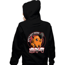 Load image into Gallery viewer, Daily_Deal_Shirts Zippered Hoodies, Unisex / Small / Black Devil's Best Friend