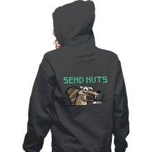 Load image into Gallery viewer, Shirts Zippered Hoodies, Unisex / Small / Dark Heather Send Nuts