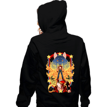 Load image into Gallery viewer, Shirts Zippered Hoodies, Unisex / Small / Black Lone Wolf
