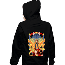 Load image into Gallery viewer, Shirts Zippered Hoodies, Unisex / Small / Black Lone Wolf