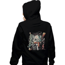 Load image into Gallery viewer, Shirts Pullover Hoodies, Unisex / Small / Black Meowgical Gift