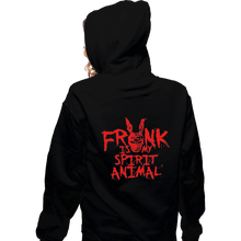 Load image into Gallery viewer, Shirts Zippered Hoodies, Unisex / Small / Black Frank Is My Spirit Animal