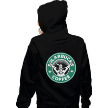 Load image into Gallery viewer, Shirts Zippered Hoodies, Unisex / Small / Black Wake Up And Praise The Coffee