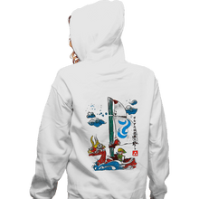 Load image into Gallery viewer, Secret_Shirts Zippered Hoodies, Unisex / Small / White Sailor With The Wind