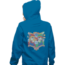Load image into Gallery viewer, Shirts Zippered Hoodies, Unisex / Small / Royal Blue Super Princess Sisters