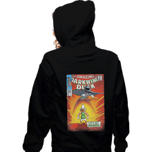 Load image into Gallery viewer, Shirts Zippered Hoodies, Unisex / Small / Black The Amazing Darkwing Duck
