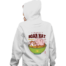 Load image into Gallery viewer, Shirts Zippered Hoodies, Unisex / Small / White Boar Hat Ramen