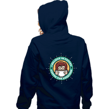 Load image into Gallery viewer, Daily_Deal_Shirts Zippered Hoodies, Unisex / Small / Navy Coffee For Everyone