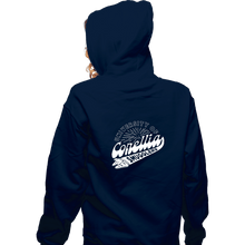 Load image into Gallery viewer, Secret_Shirts Zippered Hoodies, Unisex / Small / Navy corellia smugglers