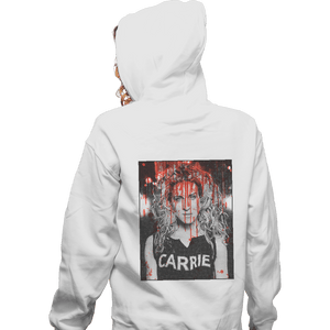 Shirts Pullover Hoodies, Unisex / Small / White Carrie