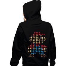 Load image into Gallery viewer, Secret_Shirts Zippered Hoodies, Unisex / Small / Black MAR10 Day