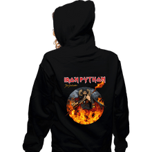 Load image into Gallery viewer, Daily_Deal_Shirts Zippered Hoodies, Unisex / Small / Black Iron Python