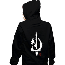 Load image into Gallery viewer, Daily_Deal_Shirts Zippered Hoodies, Unisex / Small / Black Evil's Signature