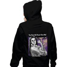 Load image into Gallery viewer, Shirts Zippered Hoodies, Unisex / Small / Black No Power Over Me