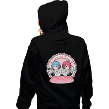 Load image into Gallery viewer, Shirts Zippered Hoodies, Unisex / Small / Black Maid Cafe