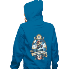 Load image into Gallery viewer, Shirts Pullover Hoodies, Unisex / Small / Sapphire Super Old School Gamer

