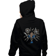 Load image into Gallery viewer, Secret_Shirts Zippered Hoodies, Unisex / Small / Black Ash Wick