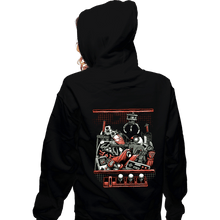 Load image into Gallery viewer, Secret_Shirts Zippered Hoodies, Unisex / Small / Black Select An Adventure