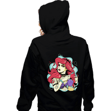 Load image into Gallery viewer, Daily_Deal_Shirts Zippered Hoodies, Unisex / Small / Black Down Where It's Wetter