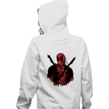 Load image into Gallery viewer, Shirts Zippered Hoodies, Unisex / Small / White Mercenink
