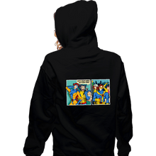 Load image into Gallery viewer, Secret_Shirts Zippered Hoodies, Unisex / Small / Black He Doesn't Know