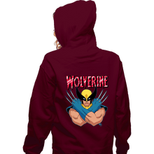Load image into Gallery viewer, Daily_Deal_Shirts Zippered Hoodies, Unisex / Small / Maroon Wolverine 97