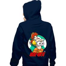 Load image into Gallery viewer, Secret_Shirts Zippered Hoodies, Unisex / Small / Navy Daisy Boos