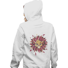 Load image into Gallery viewer, Shirts Zippered Hoodies, Unisex / Small / White Simba Watercolor