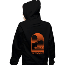 Load image into Gallery viewer, Shirts Zippered Hoodies, Unisex / Small / Black Tatooine