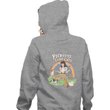 Load image into Gallery viewer, Shirts Pullover Hoodies, Unisex / Small / Sports Grey Princess Of Feral Cats